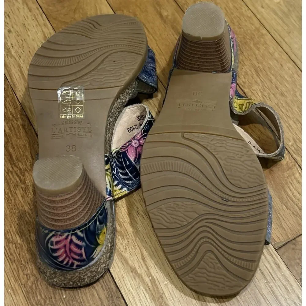 Women’s L‘Artiste By Spring Step Bari Sandals US 38 US 7.5 NWOB Shoes - Picture 6 of 6